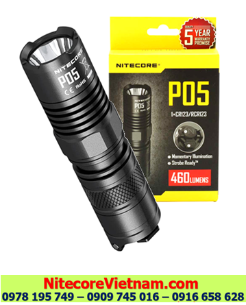 Đèn pin Nitecore P05 (460lumens)